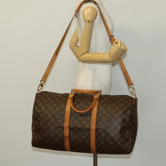LOUIS VUITTON Monogram Keepall Bandouliere 50 Boston Bag - Picture 14 of 16
